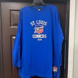 Saint Louis Gunners long Sleeve Shirt 3XL Stall & Dean Homage to NFL team